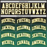 Custom Name Number Black White Kelly Green Basketball Jersey | Personalized Fade Design Personalized Black White-Kelly Green