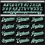 Custom Name Number Varsity Letterman Jacket Black White Kelly Green Personalized Bomber Full-Snap Team Apparel Personalized