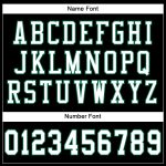 Custom Name Number Authentic Football Jersey Black White Kelly Green Mesh Personalized Black White-Kelly Green Mesh Authentic