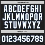 Personalized Authentic Throwback Basketball Jersey - Black & Light Blue Personalized Black White-Light Blue Authentic Throwback