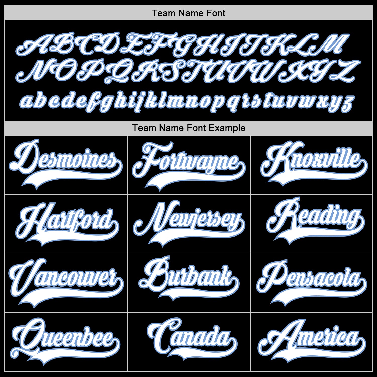 Personalized Light Blue Black White Hockey Jersey for Men and Women Personalized Black White-Light Blue Hockey Jersey - Image 4