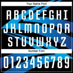 Light Blue Black White Personalized Soccer Jersey - Sublimation Uniform 4 Personalized Black White-Light Blue Sublimation