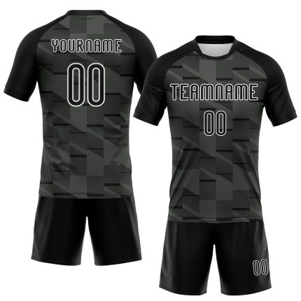 Personalized Volleyball Uniform Jersey - Black and White Lines Sublimation Design Personalized Black White Lines Sublimation