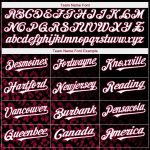 Custom Leopard Print Baseball Jersey - 3D Black White Maroon Fade Design with Name and Number - Fashion Team Apparel Personalized