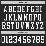 Personalized Black and White Authentic Football Jersey - Custom Mesh Design Personalized Black White Mesh Authentic Football
