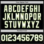 Personalized Black White Neon Green Line Baseball Jersey for Men and Women Personalized Black White-Neon Green Line Baseball