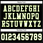 Personalized Neon Green Mesh Football Jersey | Black White Team Colors Personalized Black White-Neon Green Mesh Football