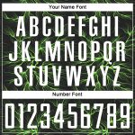 Personalized Neon Green Black White Sublimation Soccer Jersey Uniform Personalized Black White-Neon Green Sublimation Soccer