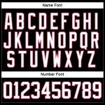 Custom Name Number Hockey Jersey Black White Neon Pink Lace Neck Personalized Team Apparel Personalized Black White-Neon