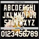 Custom Name Number Baseball Jersey 3D Pattern Beer Festival Black White Old Gold Design Authentic Team Jersey Personalized