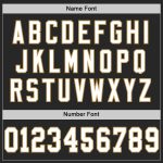 Custom Personalized Black and White Throwback Football Jersey with Team Name and Number - Authentic Mesh Design Personalized