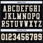 Personalized Mesh Football Jersey in Black, White, and Old Gold Colors Personalized Black White-Old Gold Mesh Football Jersey
