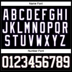 Personalized Hockey Jersey Black White Old Gold Purple Lace Neck Design Personalized Black White Old Gold-Purple Hockey Lace