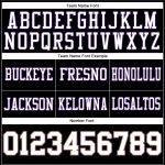 Personalized Black White Purple Gold Mesh Football Jersey - Custom Sports Apparel Personalized Black White Old Gold-Purple