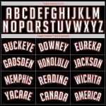 Custom Basketball Jersey with Personalized Name and Number - Black White Orange Authentic Throwback Personalized Black White-Orange