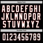 Custom Name Number Black White-Orange Hockey Jersey Personalized Team Apparel Personalized Black White-Orange Hockey Jersey