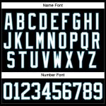 Personalized Blue Hockey Lace Neck Jersey - Black White Panther Design Personalized Black White-Panther Blue Hockey Lace