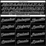 Customizable Black and White Performance T-Shirt for Men and Women Personalized Black White Performance T-Shirt