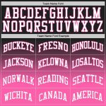 Custom Name and Number Basketball Jersey - Personalized Black White Pink Fade Fashion Team Jersey Personalized Black White-Pink