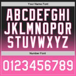 Custom Name and Number Basketball Jersey - Personalized Black White Pink Fade Fashion Team Jersey Personalized Black White-Pink
