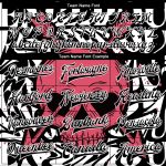 Personalized Skull Heart Jacquard 3D Bomber Varsity Jacket Black White Pink Personalized Black White Pink Skull Heart Shaped