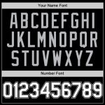 Custom Name and Number Black White Pinstripe Light Blue Authentic Sleeveless Baseball Jersey Personalized Black White Pinstripe