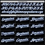 Custom Name Number Jersey - Personalized Black White Pinstripe Sleeveless Baseball Jersey with Neon Green Details Personalized