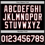 Personalized Black White Pinstripe Orange Baseball Jersey - Custom Sleeveless Design Personalized Black White Pinstripe Orange