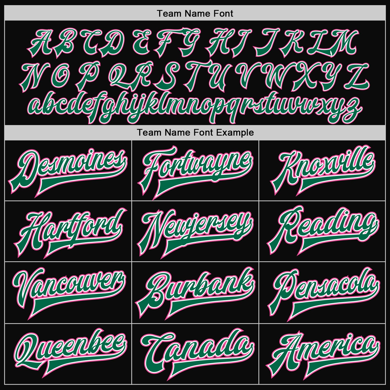 Personalized Black White Pinstripe Pink-Kelly Green Bomber Full-Snap Varsity Letterman Jacket Team Custom Name and Number Customizable Bomber Jacket with Team Name and Number in Black White Pinstripe Pink and Kelly Green - Full-Snap Varsity Letterman Style - Image 4