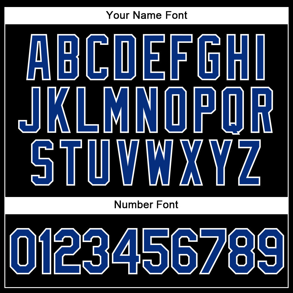 Personalized Black White Pinstripe Royal-Red Authentic Baseball Jersey Team Custom Name and Number Custom Name Number Authentic Baseball Jersey - Personalized Black White Pinstripe Royal-Red Personalized Black White Pinstripe - Image 5