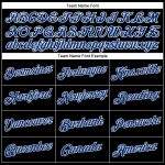 Personalized Authentic Basketball Jersey Black White Pinstripe Royal-White Personalized Black White Pinstripe Royal-White