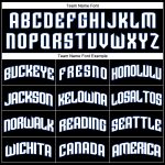 Personalized Black and White Pinstripe Basketball Jersey - Royal White Design Personalized Black White Pinstripe Royal-White