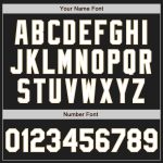 Custom Name Number Authentic Black White Pinstripe Baseball Jersey Personalized Team Cream White City Personalized Black