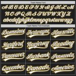 Custom Name and Number Personalized Black and White Pinstripe Authentic Baseball Jersey - Team Jersey Personalized Black