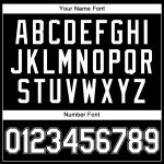 Custom Name Number Personalized Black White Pinstripe Basketball Jersey - Authentic Team Jersey Personalized Black White