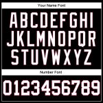 Personalized Custom Name Number Basketball Jersey Black White Pinstripe White Maroon Authentic Design Personalized Black