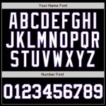 Custom Name Number Baseball Jersey Personalized Black White Pinstripe White Purple for Team Use Personalized Black White