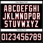 Custom Name and Number Personalized Black and White Pinstripe Softball Jersey - Authentic Team Gear Personalized Black White