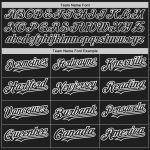 Custom Black White Pinstripe Softball Jersey with Name & Number - Two-Button Unisex Team Apparel Personalized Black White