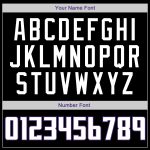 Customizable Basketball Jersey with Team Name & Number - Black White-Purple Authentic Throwback Personalized Black White-Purple