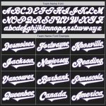 Custom Name and Number Two Tone Baseball Jersey - Personalized Black White-Purple Authentic Team Apparel Personalized Black