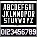 Personalized Black Purple Baseball Jersey for Men Women Kids Size 4 Personalized Black White-Purple Baseball Jersey 4