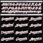 Customizable Black Purple Baseball Jersey - Personalized Team Jersey Personalized Black White-Purple Baseball Jersey