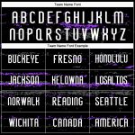 Custom Name Number Volleyball Jersey Personalized Black White Purple Lines Team Uniform Personalized Black White-Purple Bright