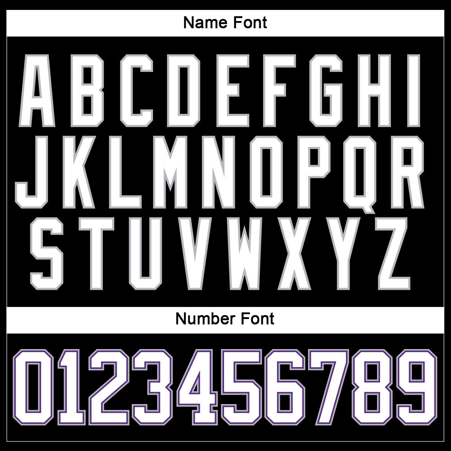 Personalized Hockey Lace Neck Jersey Black White Purple Gray for Men and Women Personalized Black White Purple-Gray Hockey - Image 5
