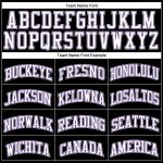 Personalized Basketball Jersey in Black White Purple Gray - Custom Throwback Style Personalized Black White Purple-Gray Throwback