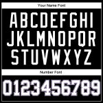 Personalized Basketball Jersey in Black White Purple Gray - Custom Throwback Style Personalized Black White Purple-Gray Throwback