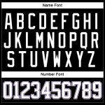 Custom Black White Purple Hockey Jersey with Personalized Name and Number - Lace Neck Team Apparel Personalized Black White-Purple