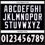 Personalized Authentic Football Jersey - Black White-Purple Mesh Design Personalized Black White-Purple Mesh Authentic Football