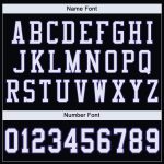 Custom Black and Purple Football Jersey with Personalized Name and Number - Authentic Mesh Team Apparel Personalized Black